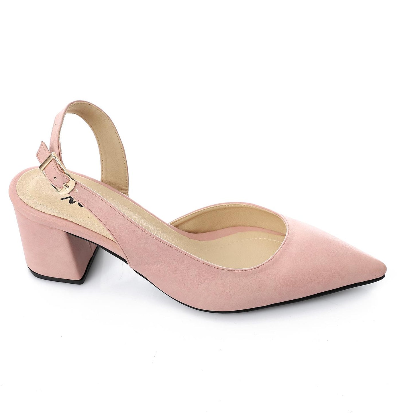 Pointed Toe Block Heels 3cm
