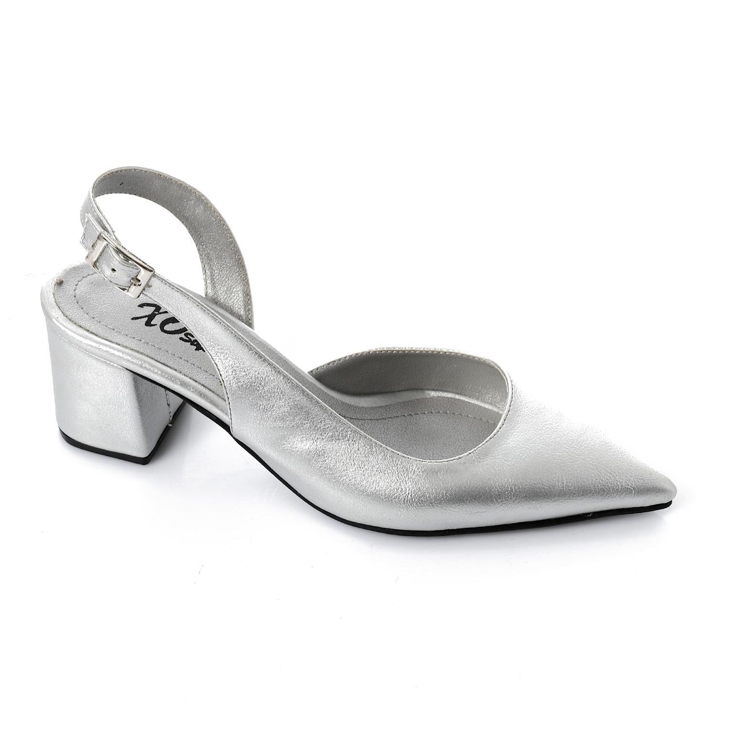Pointed Toe Block Heels 3cm