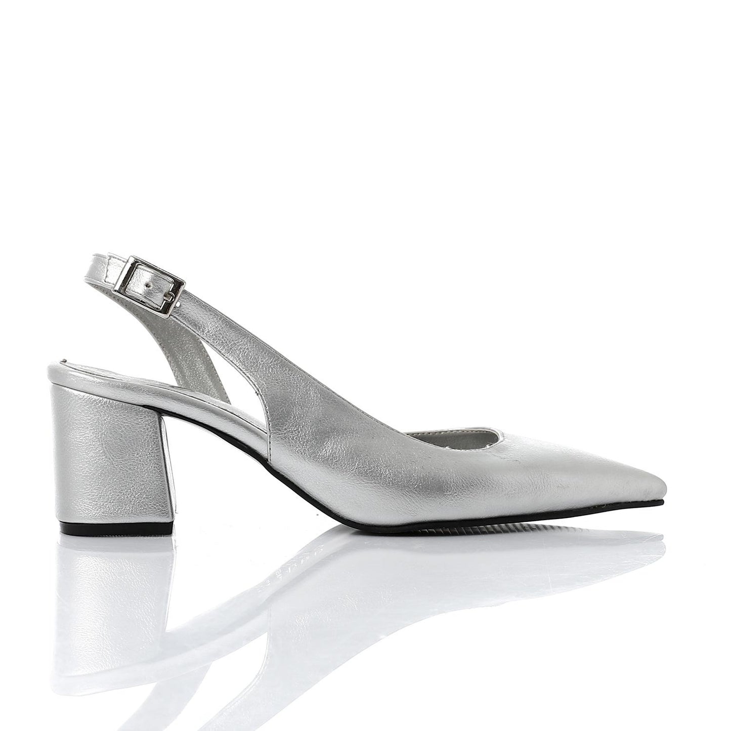 Pointed Toe Block Heels 3cm