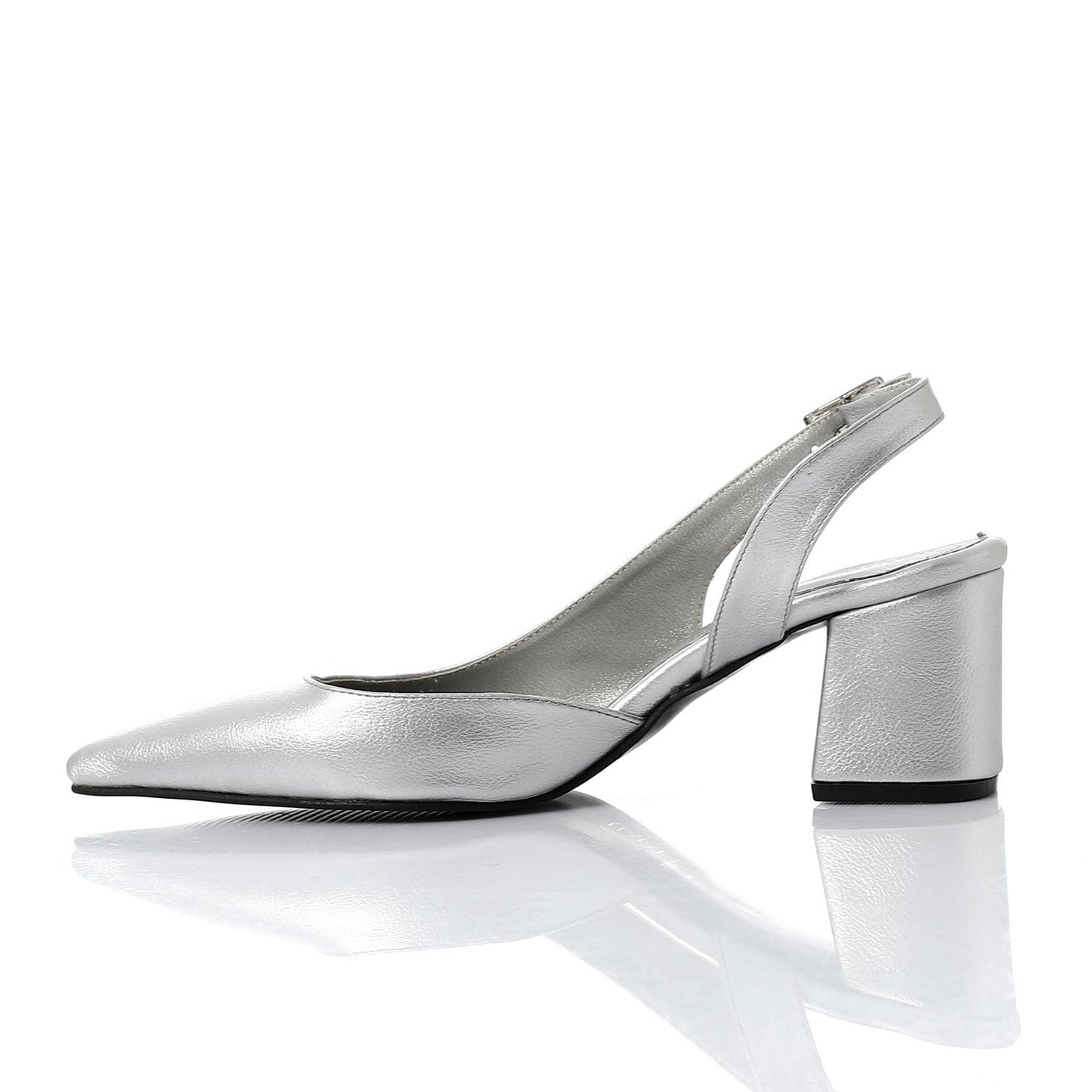 Pointed Toe Block Heels 3cm