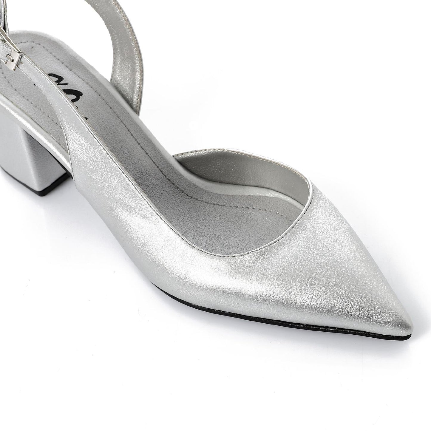 Pointed Toe Block Heels 3cm