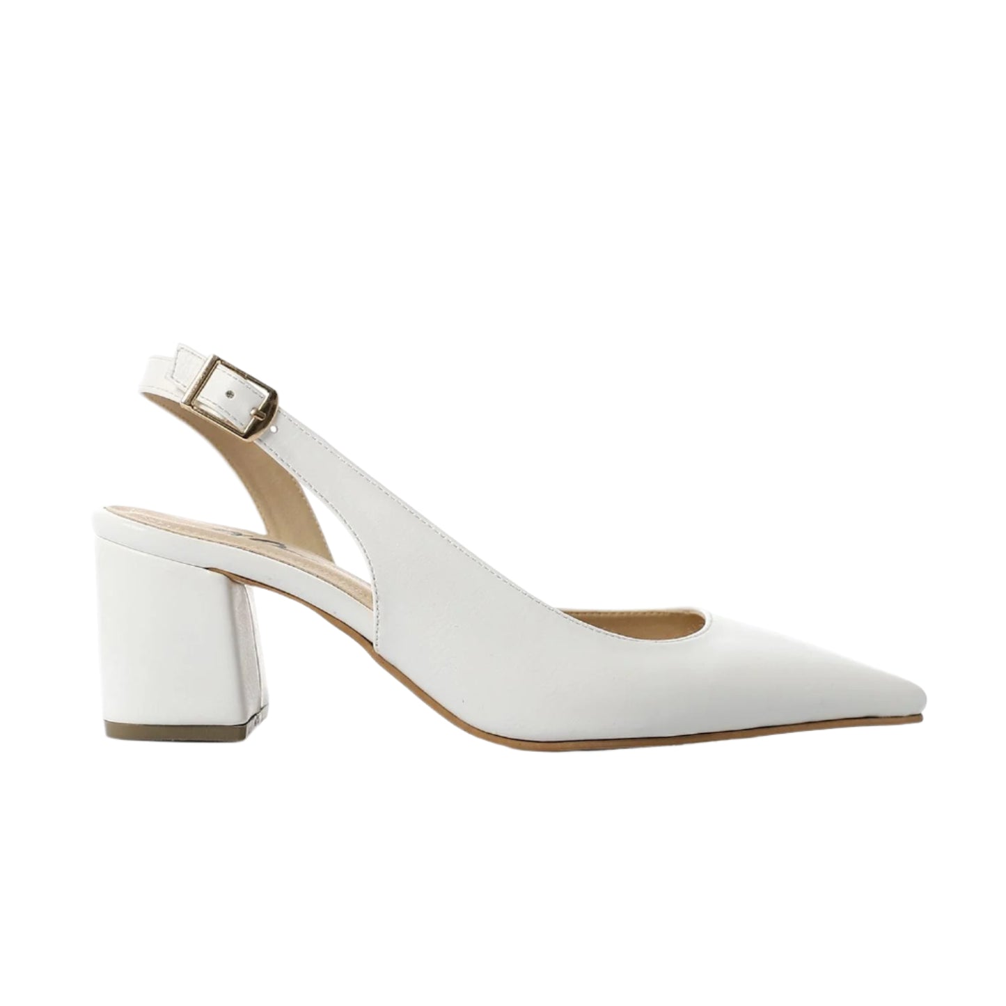 Pointed Toe Block Heels 3cm