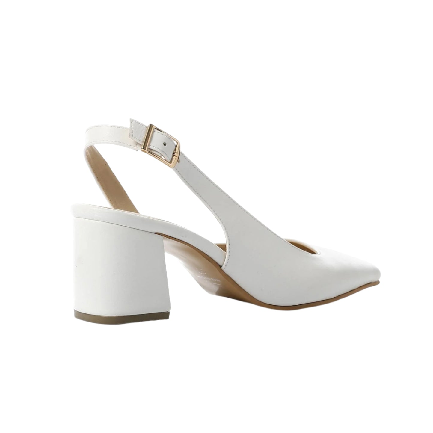 Pointed Toe Block Heels 3cm