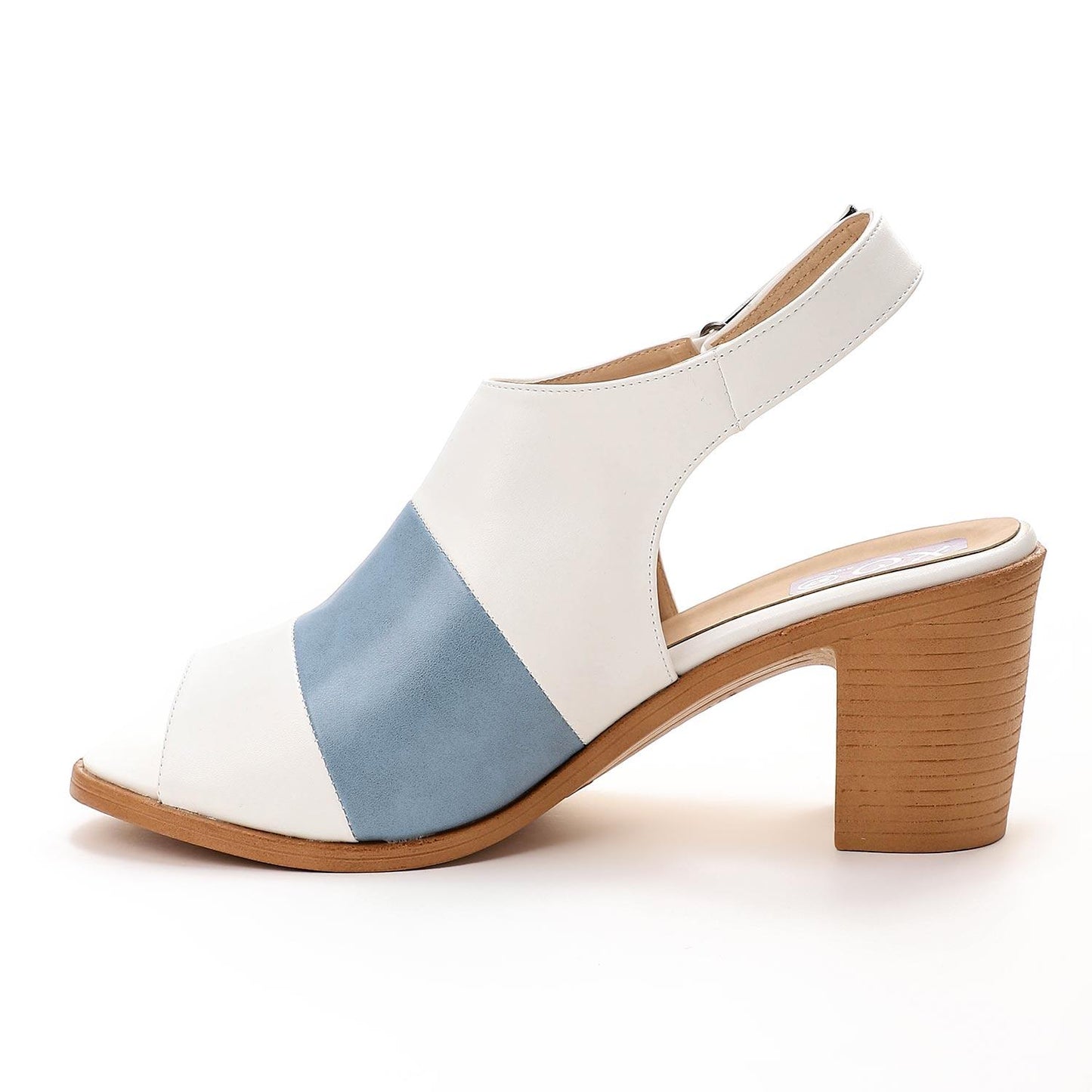 Bi-Tone Heeled Sandal