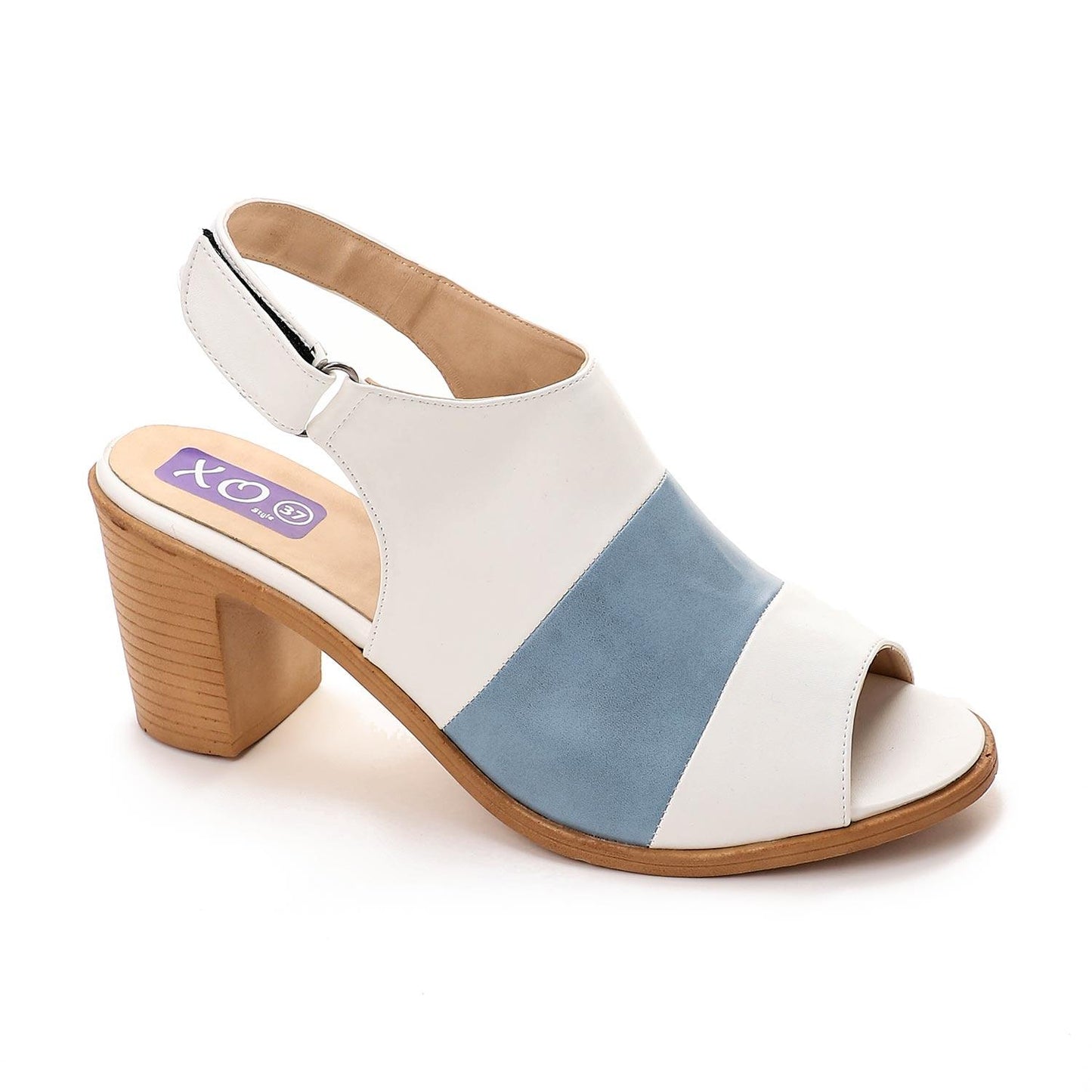 Bi-Tone Heeled Sandal