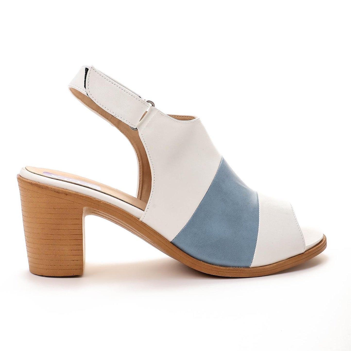 Bi-Tone Heeled Sandal