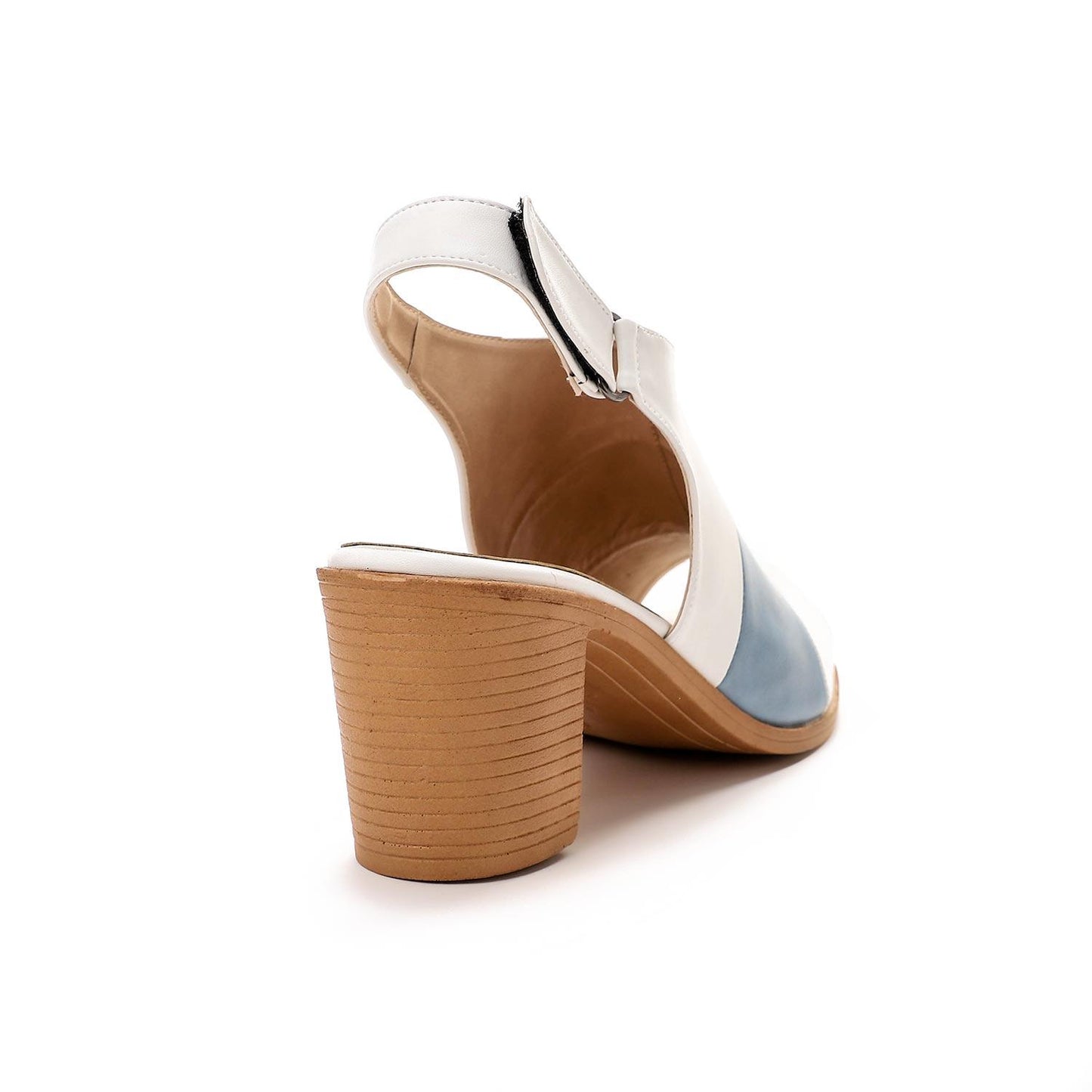 Bi-Tone Heeled Sandal