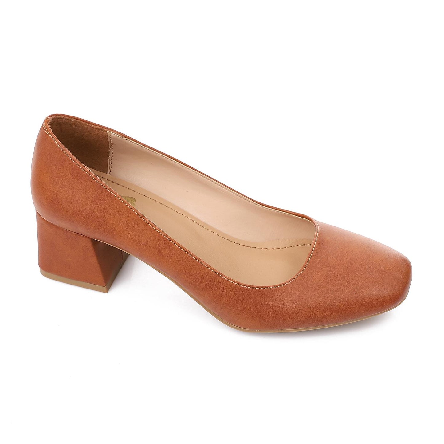 Havana Comfortable Block Heel Pumps