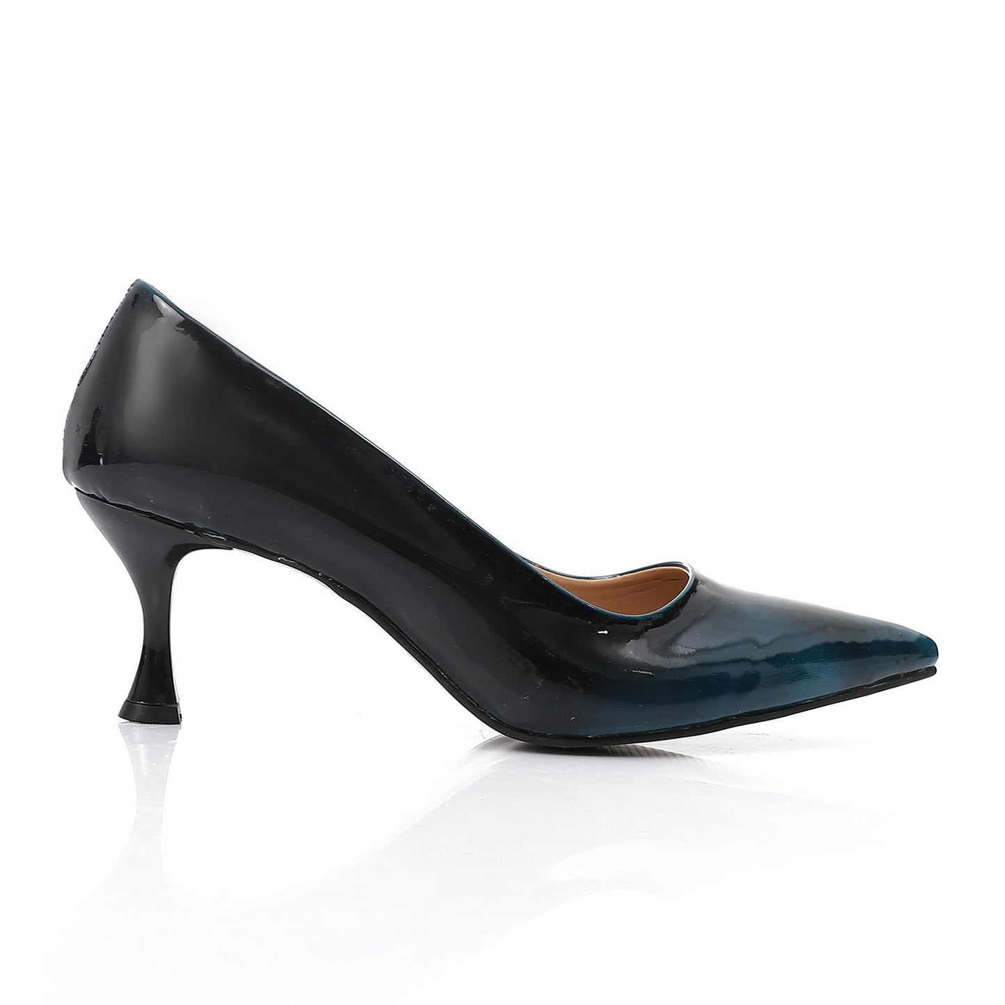 Navy Sleek Patent Leather Pumps