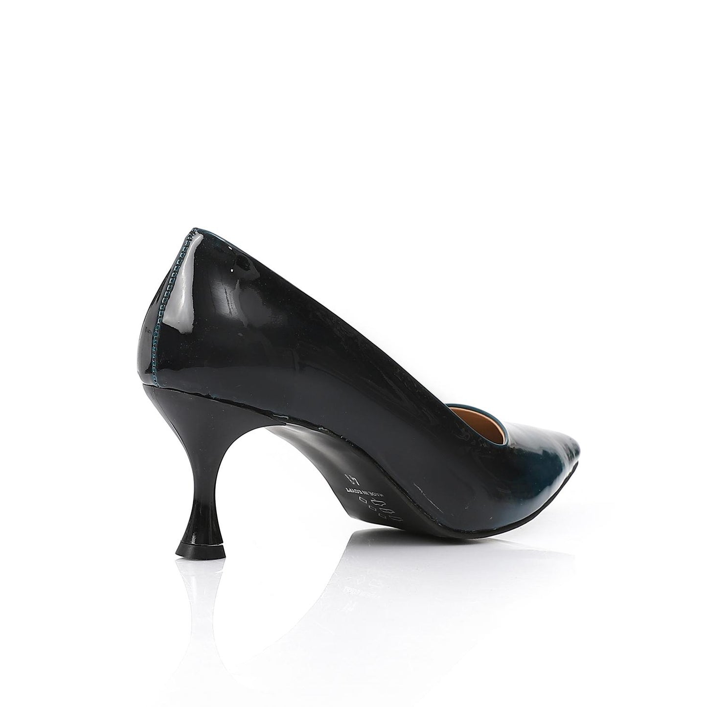Navy Sleek Patent Leather Pumps