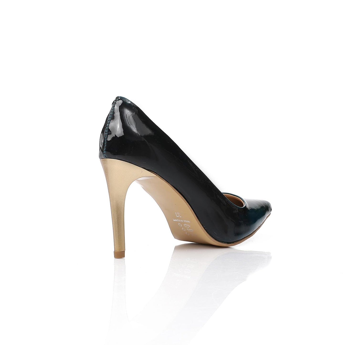Navy Patent Leather Stiletto High Heels