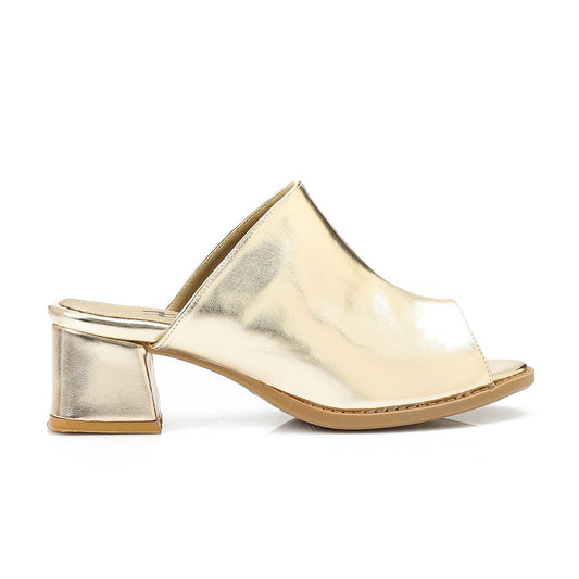 High Heel Mule Sandals Elegant Pointed Toe - 5 CM