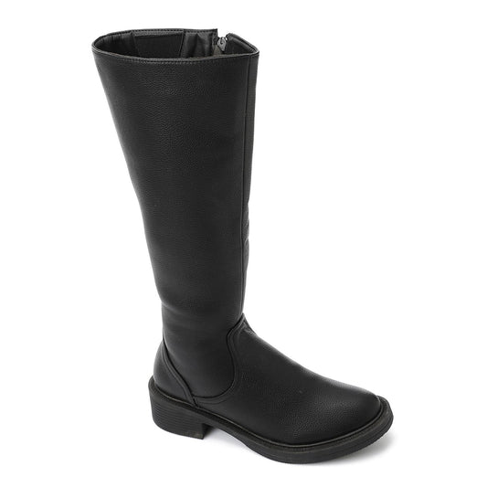 Classic Black Long Boot - بوت طويل أسود كلاسيك