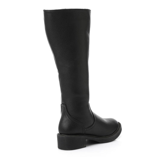 Classic Black Long Boot - بوت طويل أسود كلاسيك