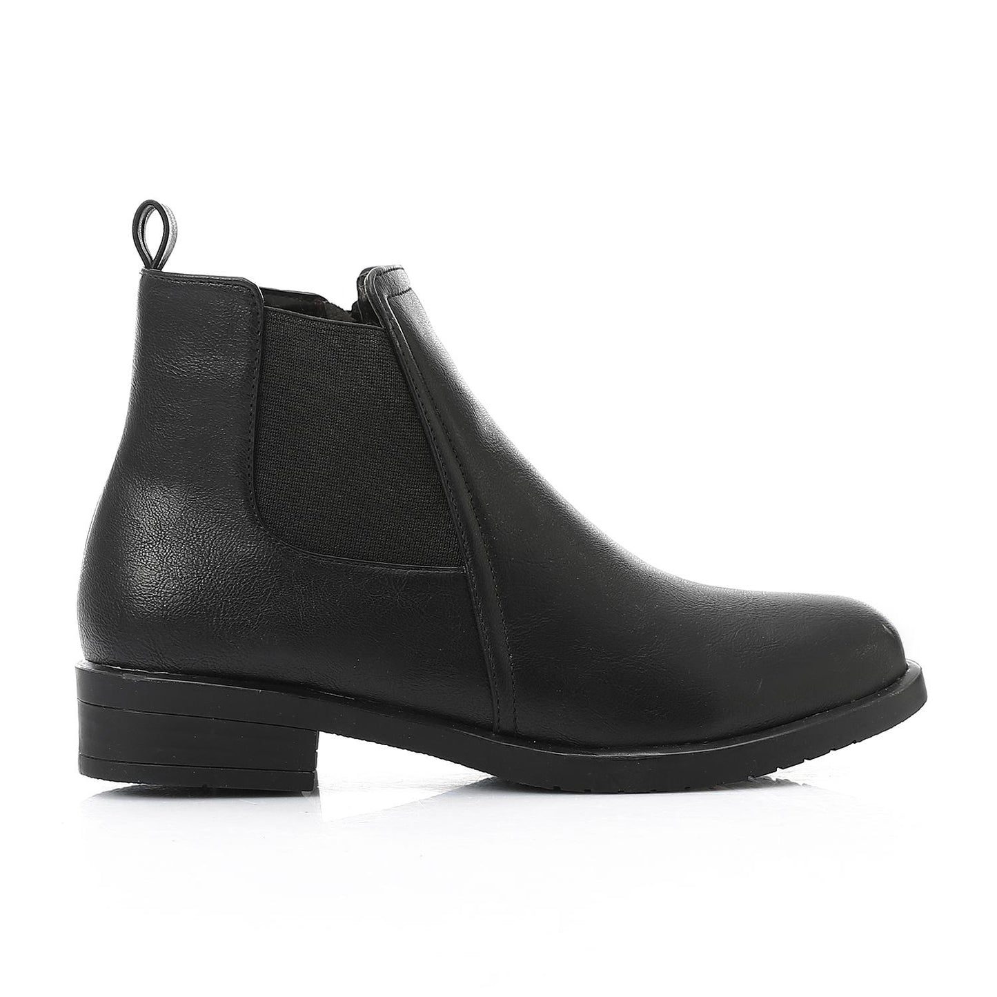 Leather Black Ankle Boot