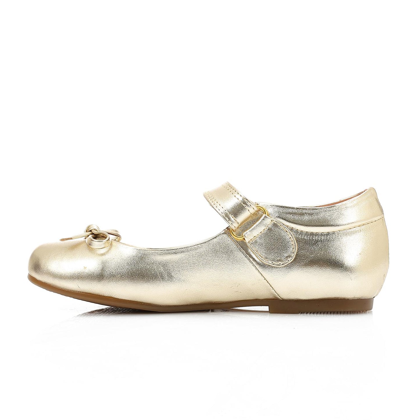 Girls Leather Soft Shoes with Bow