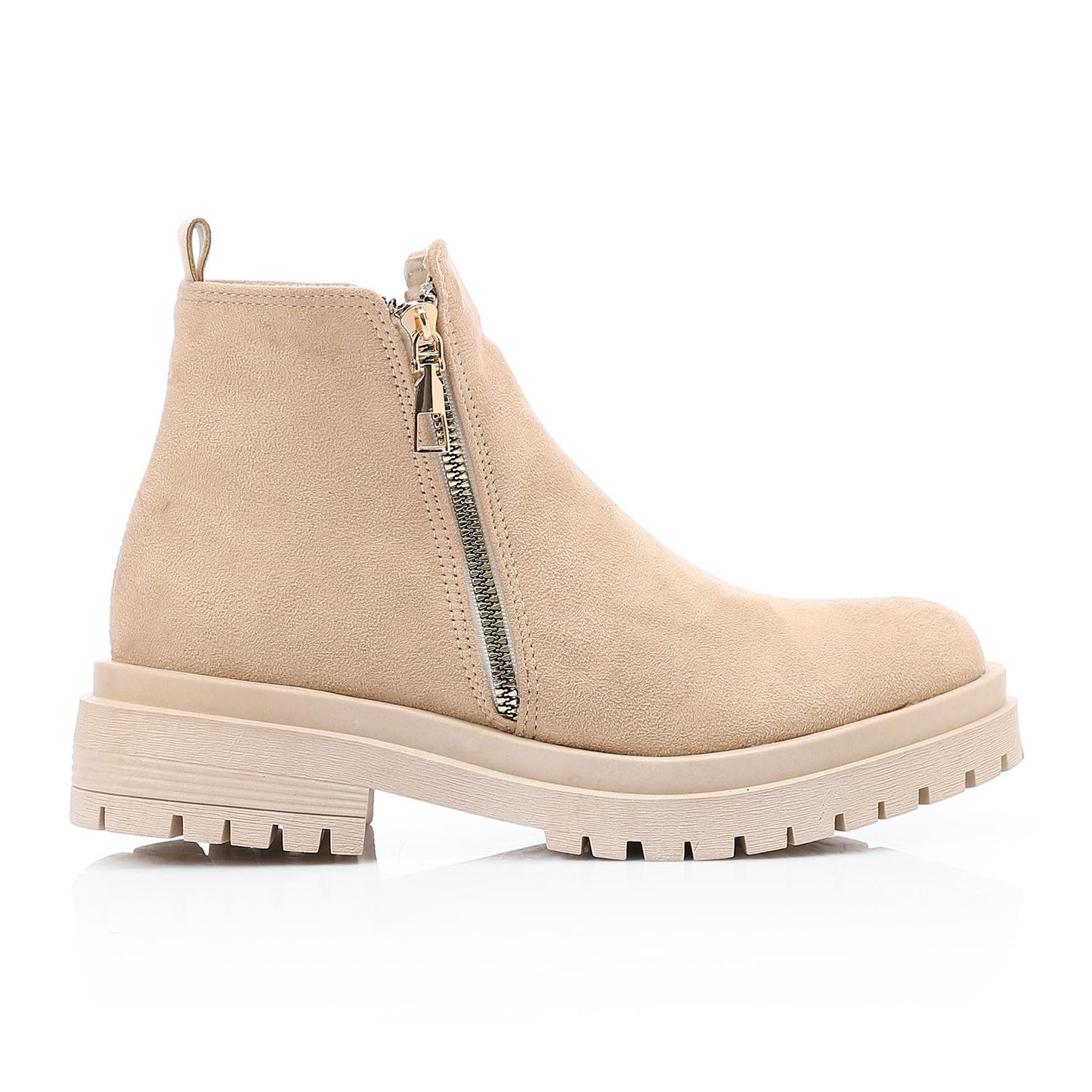 Side Zipper Ankle Boot