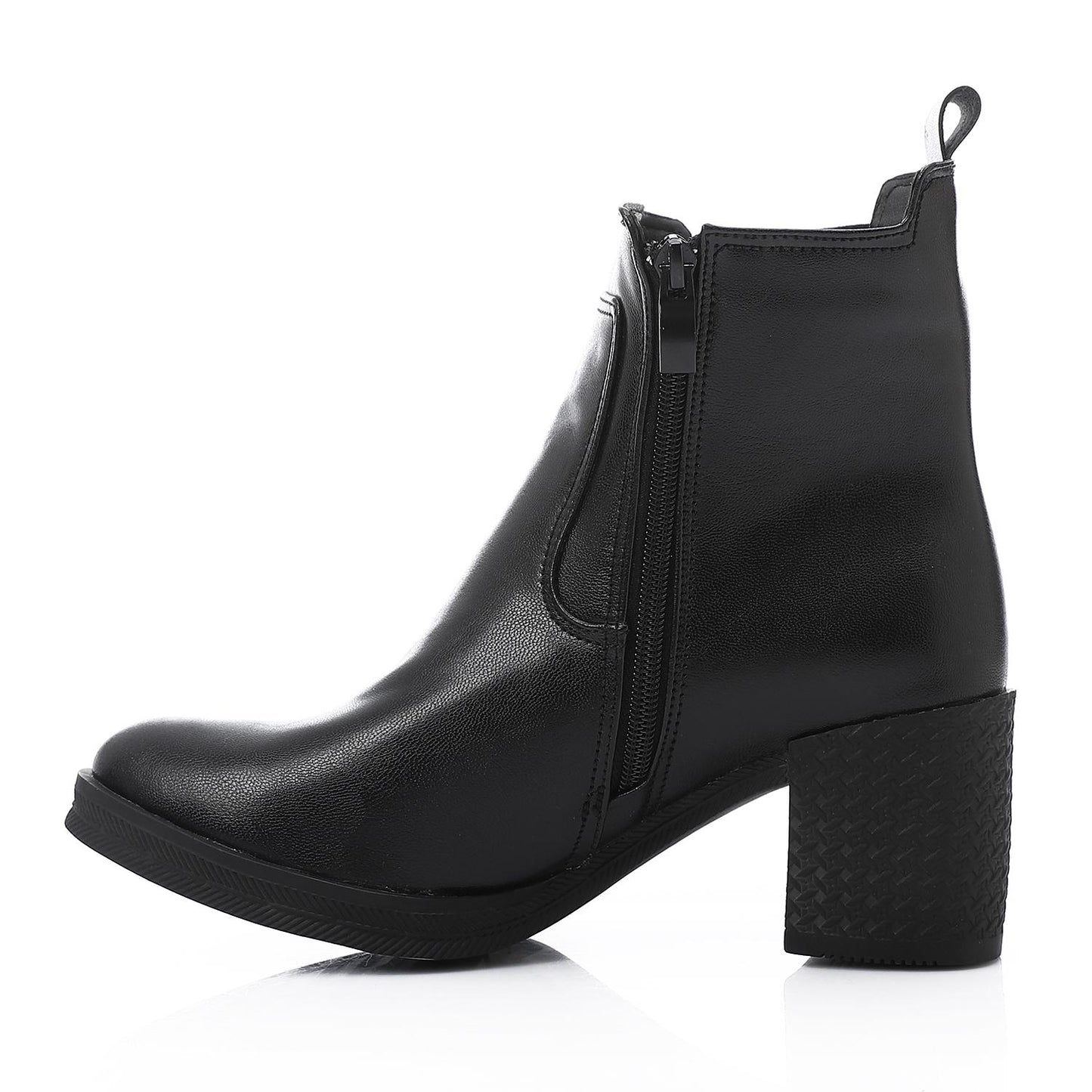 Leather Ankle Boot - 6 CM.