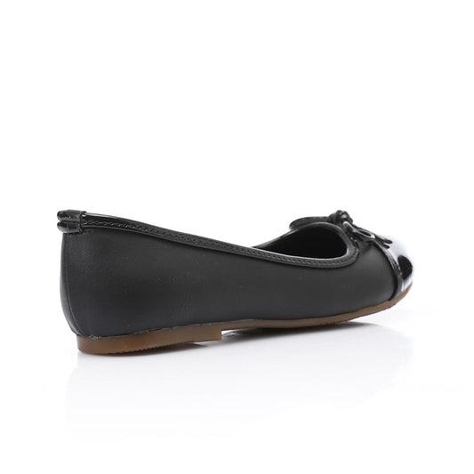 Girls Leather Soft Shoes with Bow