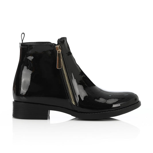 Leather Ankle Boot - 2CM.