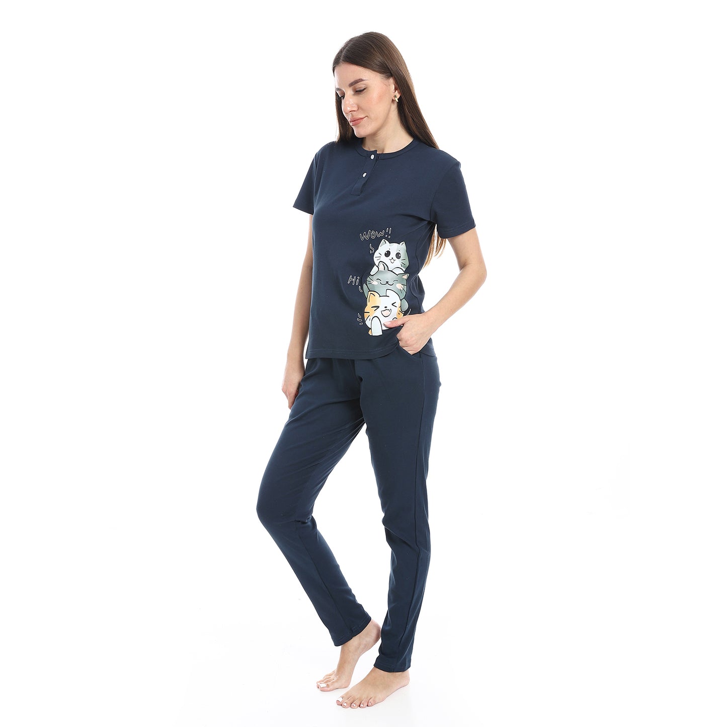 Side Printed Pajama