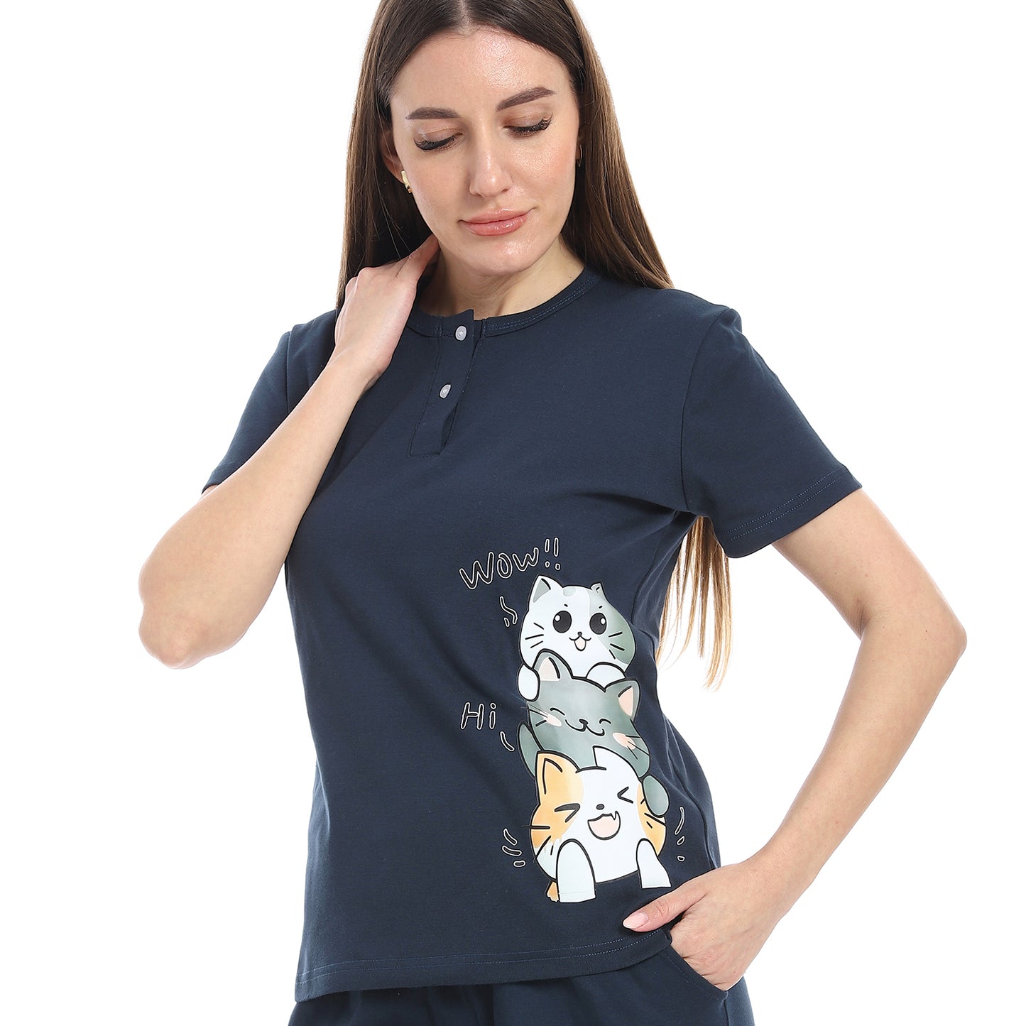 Side Printed Pajama