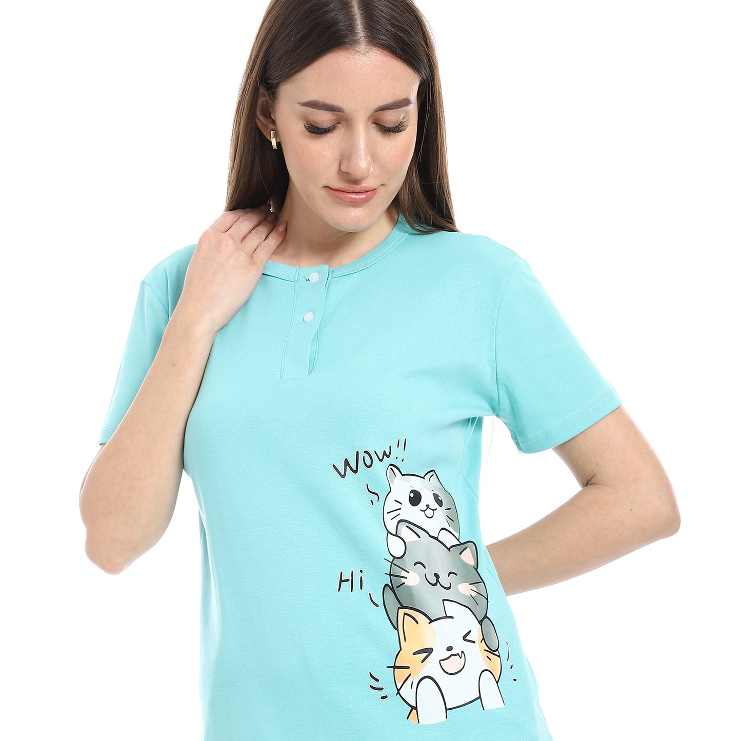 Side Printed Pajama