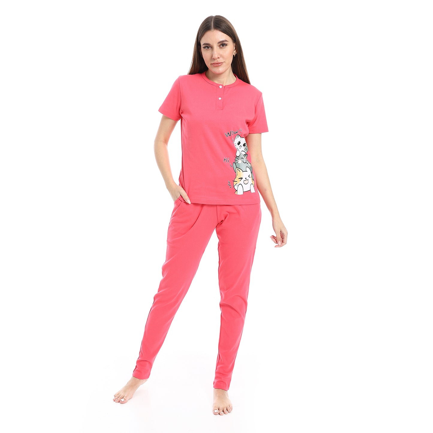 Side Printed Pajama