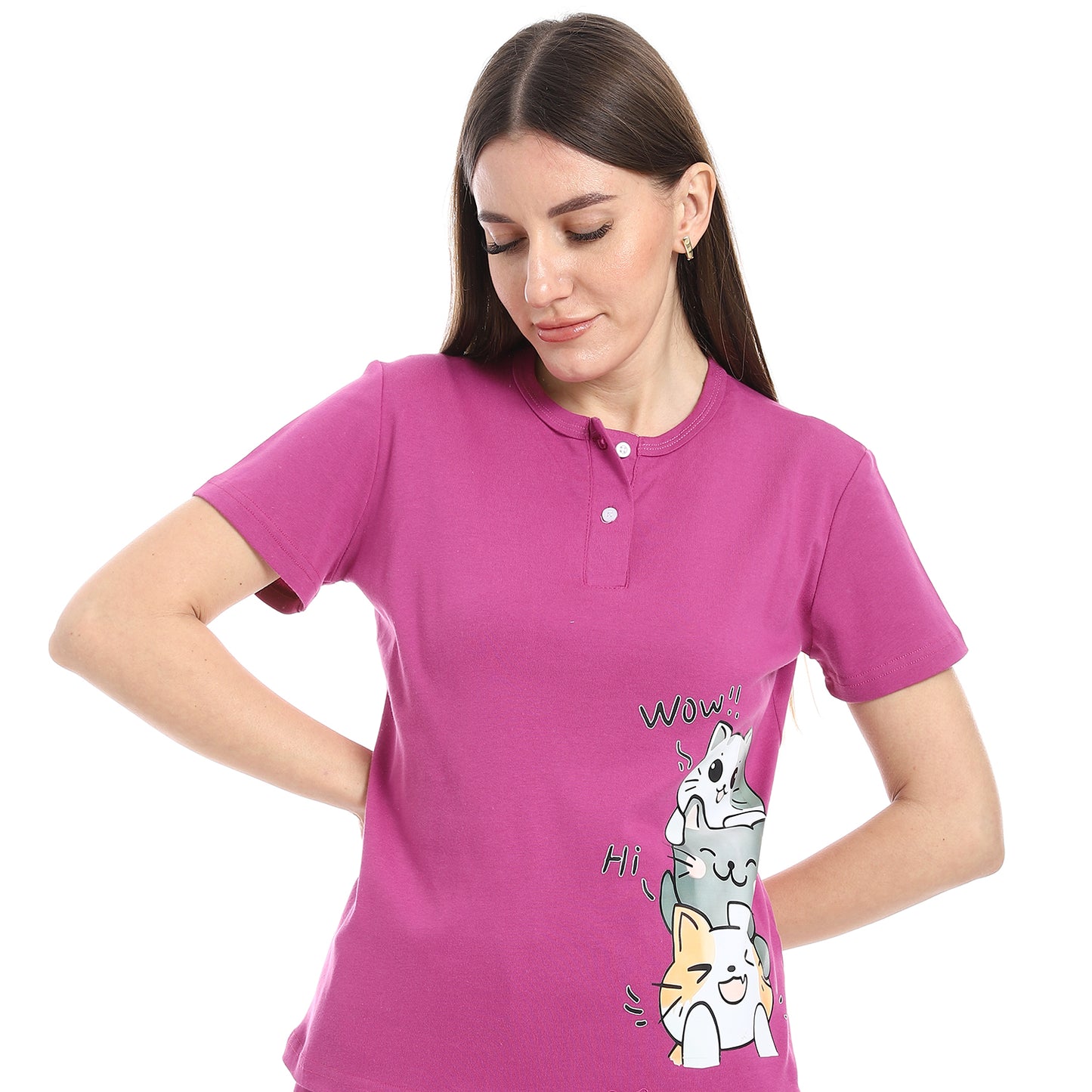 Side Printed Pajama