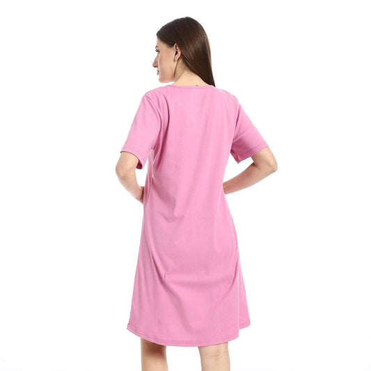 Printed Midi Sleepshirt - قميص نوم متوسط الطول مطبوع