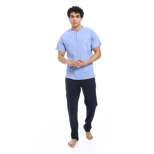 Plain Pants Pajama Set