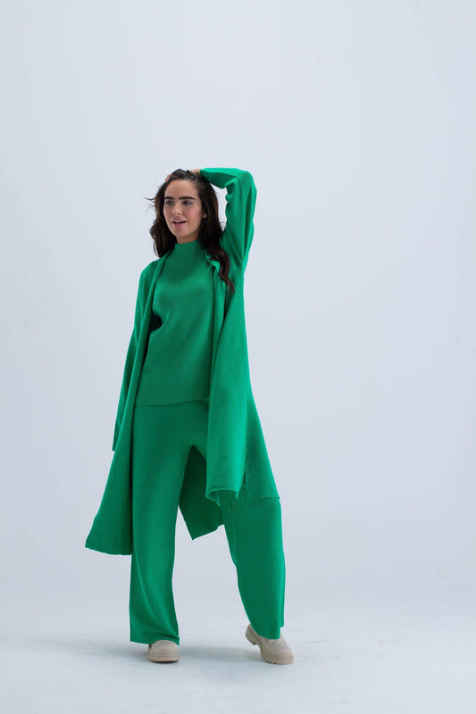 كارديجان طويل محبوك