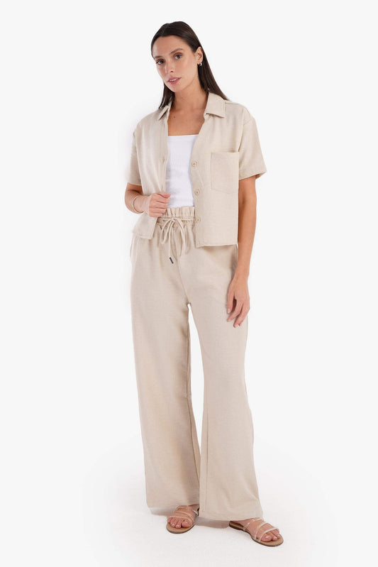 Linen Lounge Shirt - Carina - ??’????????ñ??�ÿ??ƒ?ÿ????