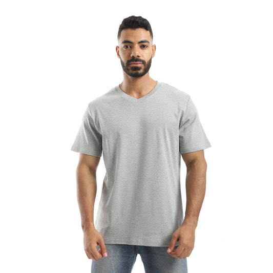 Plain Basic V-Neck T-Shirt