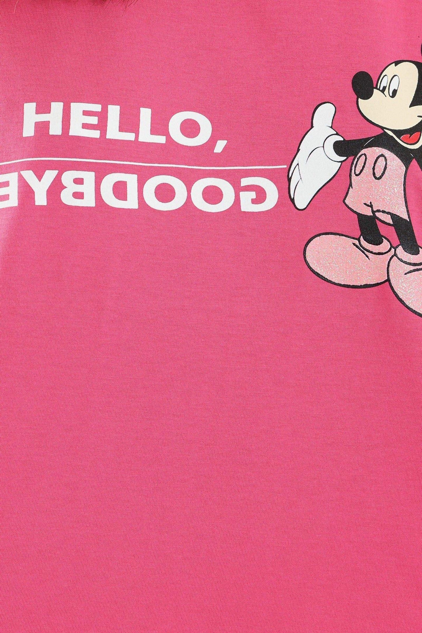 Mickey Mouse Printed Pyjama Set