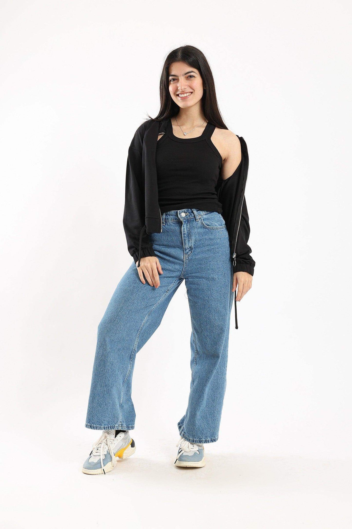 قميص داخلي ضيق ومضلع