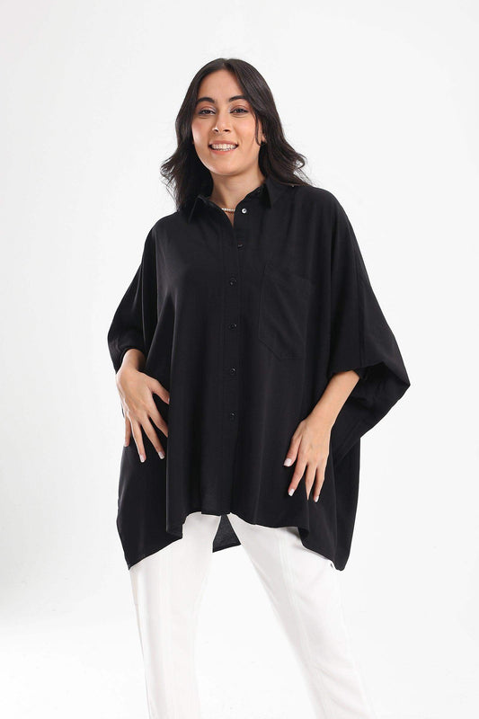 One Size Asymmetrical Shirt - Carina - ??’????????ñ??�ÿ??ƒ?ÿ????