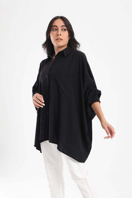 One Size Asymmetrical Shirt - Carina - ??’????????ñ??�ÿ??ƒ?ÿ????