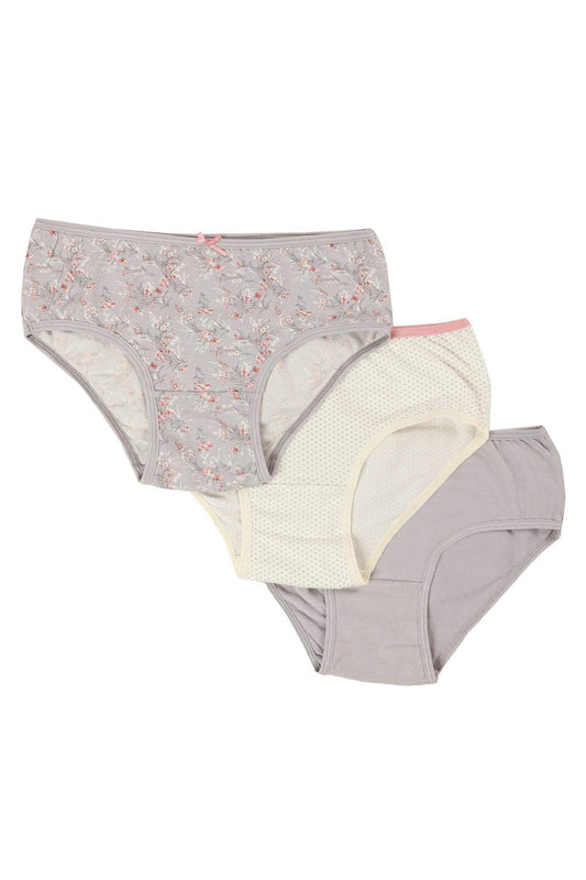 Pack of 3 Colored Brief Panties - Carina - ??’????????ñ??�ÿ??ƒ?ÿ????