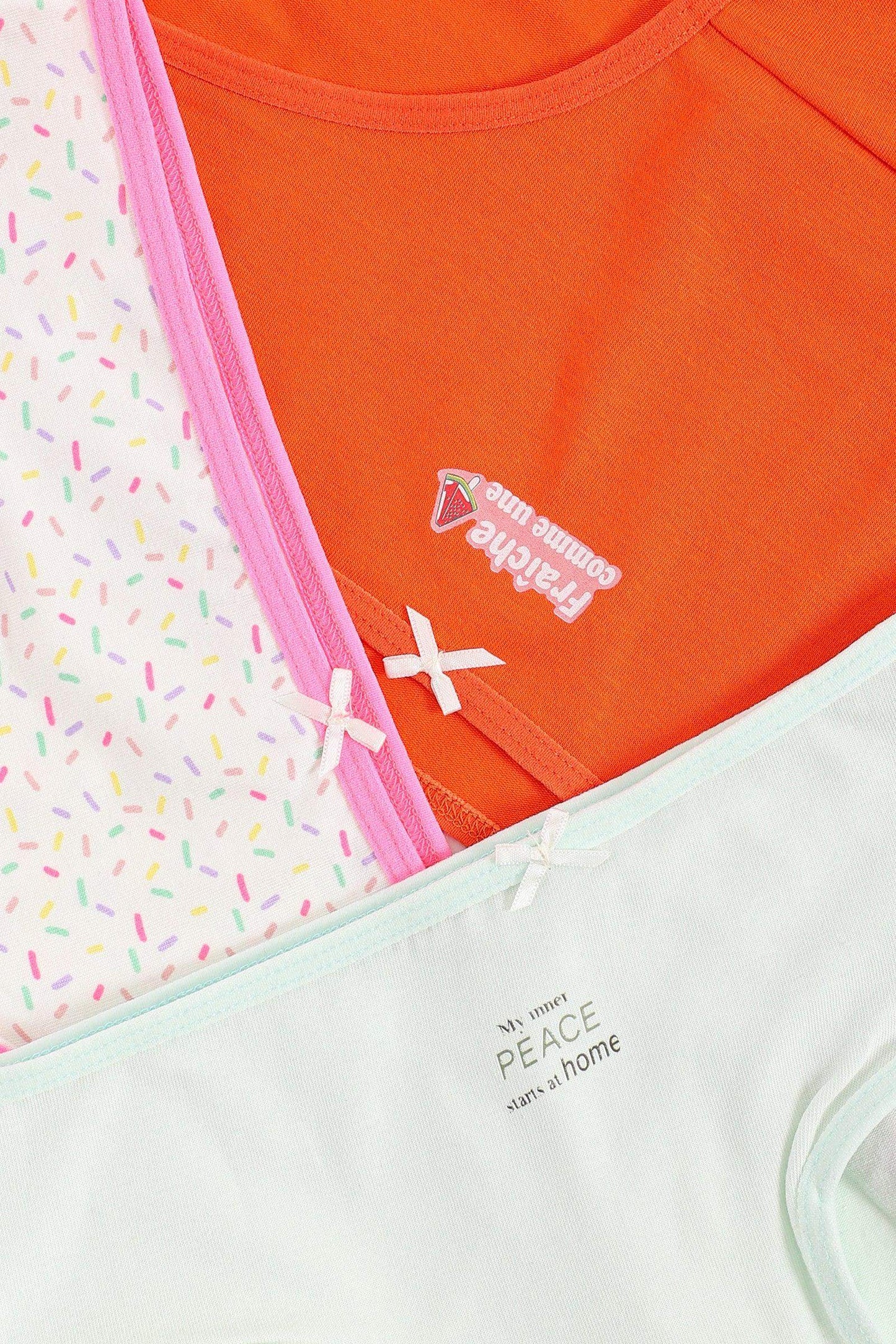 Pack of 3 Colored Brief Panties