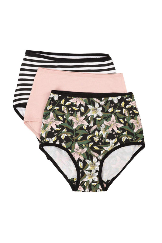 Pack of 3 Colored Full Brief - Carina - ??’????????ñ??�ÿ??ƒ?ÿ????