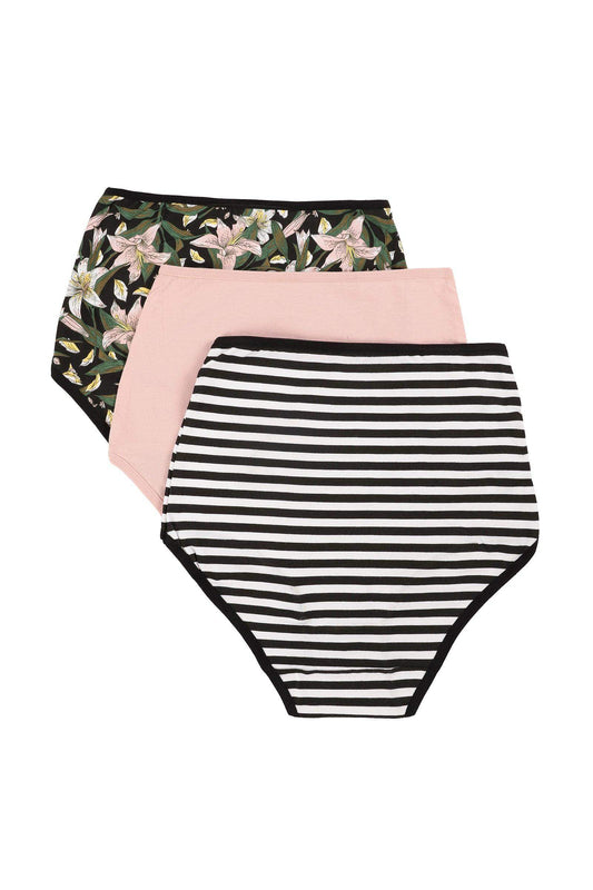 Pack of 3 Colored Full Brief - Carina - ??’????????ñ??�ÿ??ƒ?ÿ????