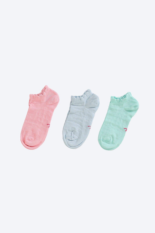 Pack of 3 Cotton Socks - Carina - ??’????????ñ??�ÿ??ƒ?ÿ????