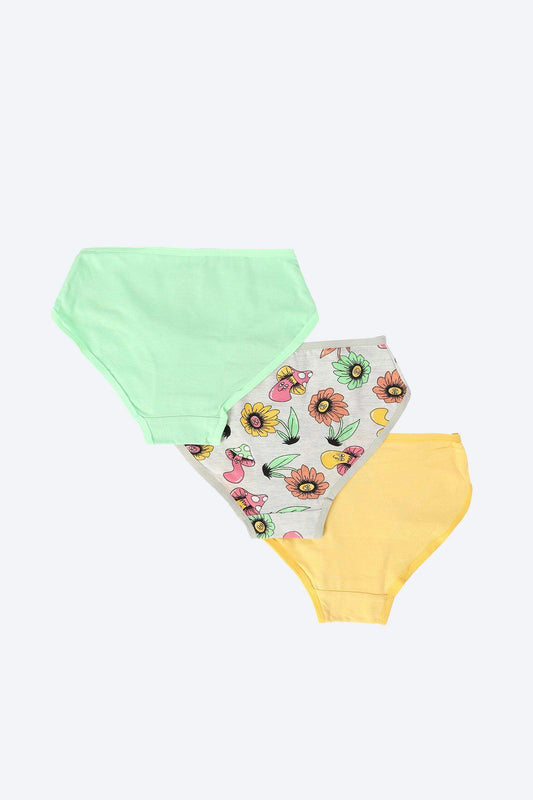 Pack of 3 Girly Brief Panties - Carina - ??’????????ñ??�ÿ??ƒ?ÿ????