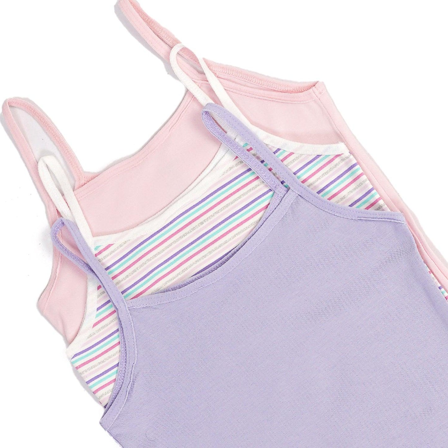 Pack of 3 Cami Tops for Teen Girls