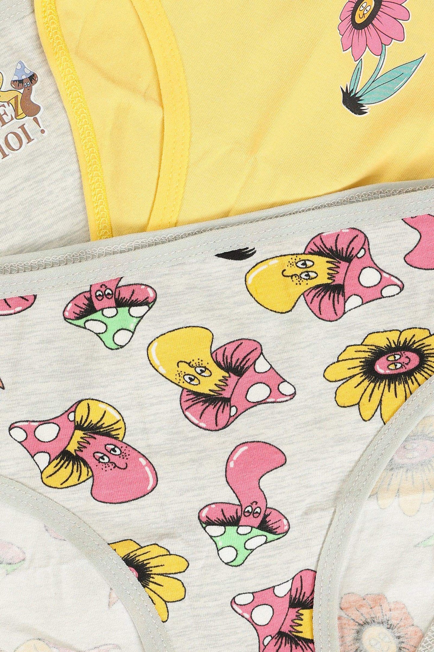 Pack of 3 Colored Briefs for Girls