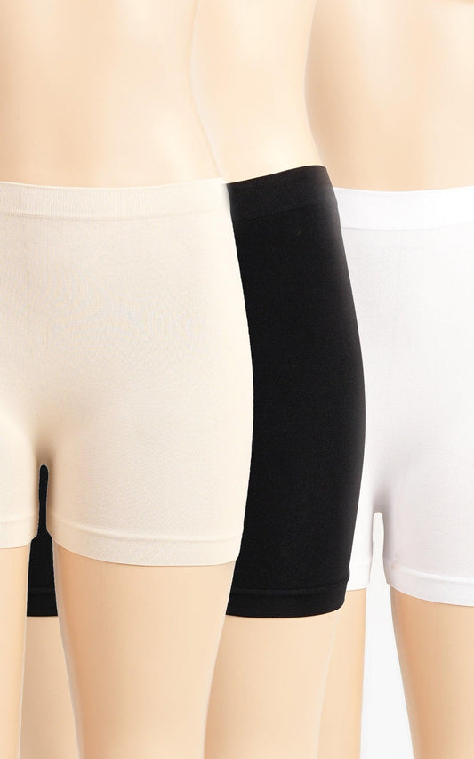 مجموعة من 3 شورتات قصيرة من الألياف الدقيقة