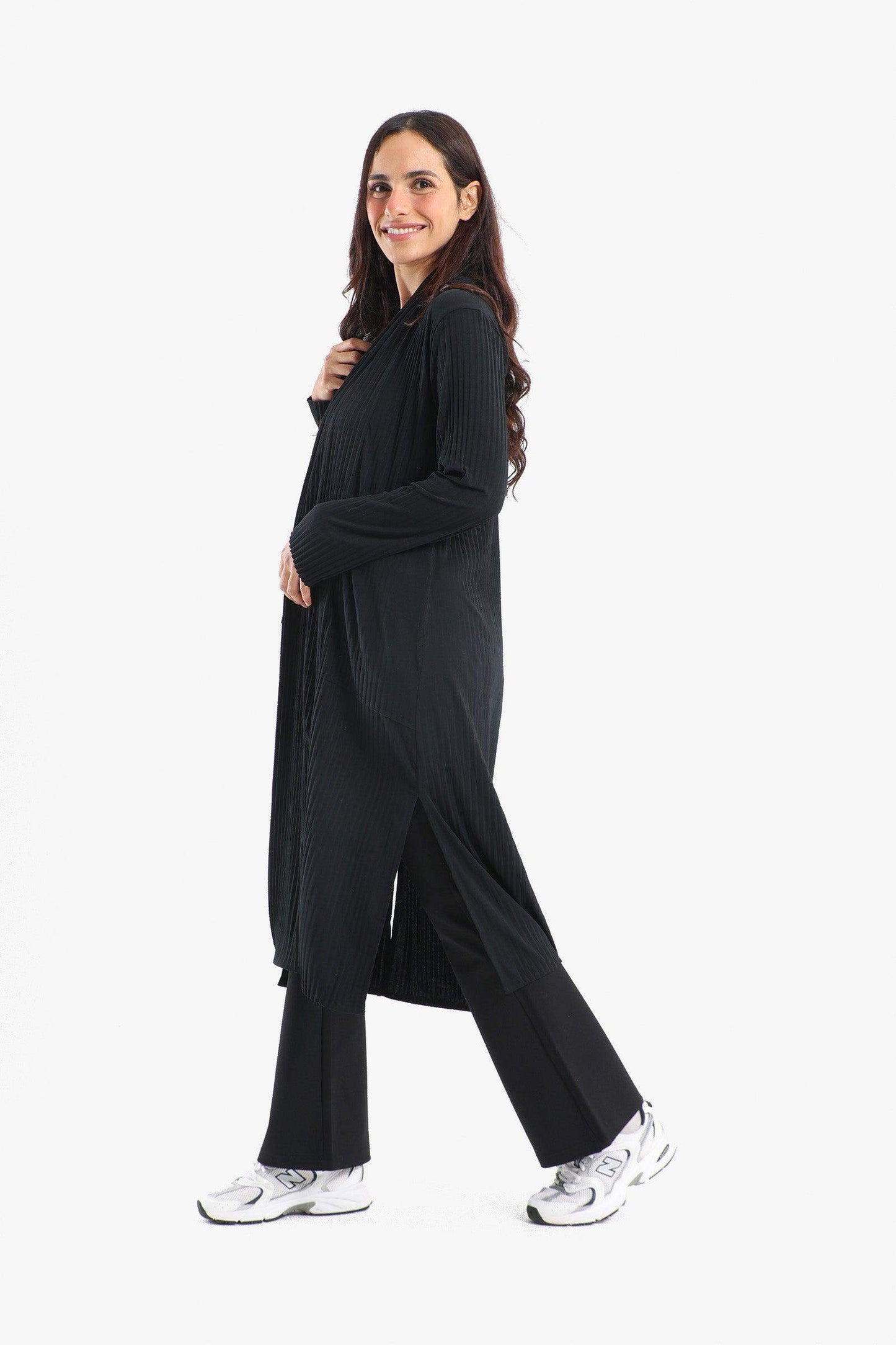 Pleated Open Neckline Kimono - Carina - ??’????????ñ??�ÿ??ƒ?ÿ????