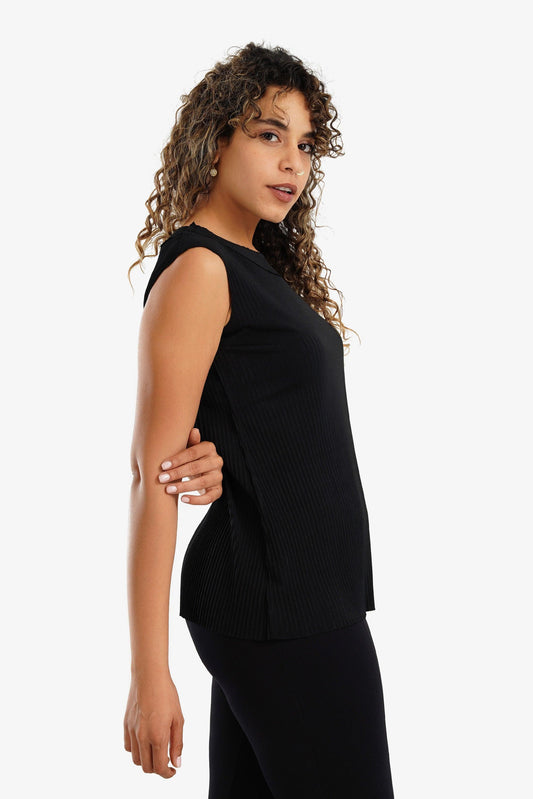 Pleated Sleeveless Blouse - Carina - ??’????????ñ??�ÿ??ƒ?ÿ????