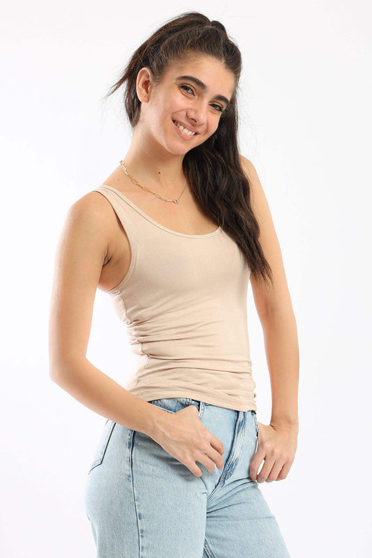 Plunge Neck Top - Carina - ??’????????ñ??�ÿ??ƒ?ÿ????
